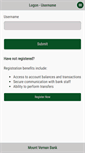 Mobile Screenshot of mvbankonline.net